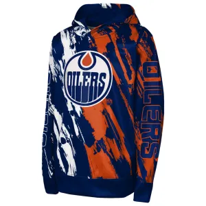 NHL Branded Youth Edmonton Oilers Master Snipe Hoodie