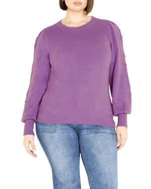 Nicky Pom Pom Sweater | Lavendar