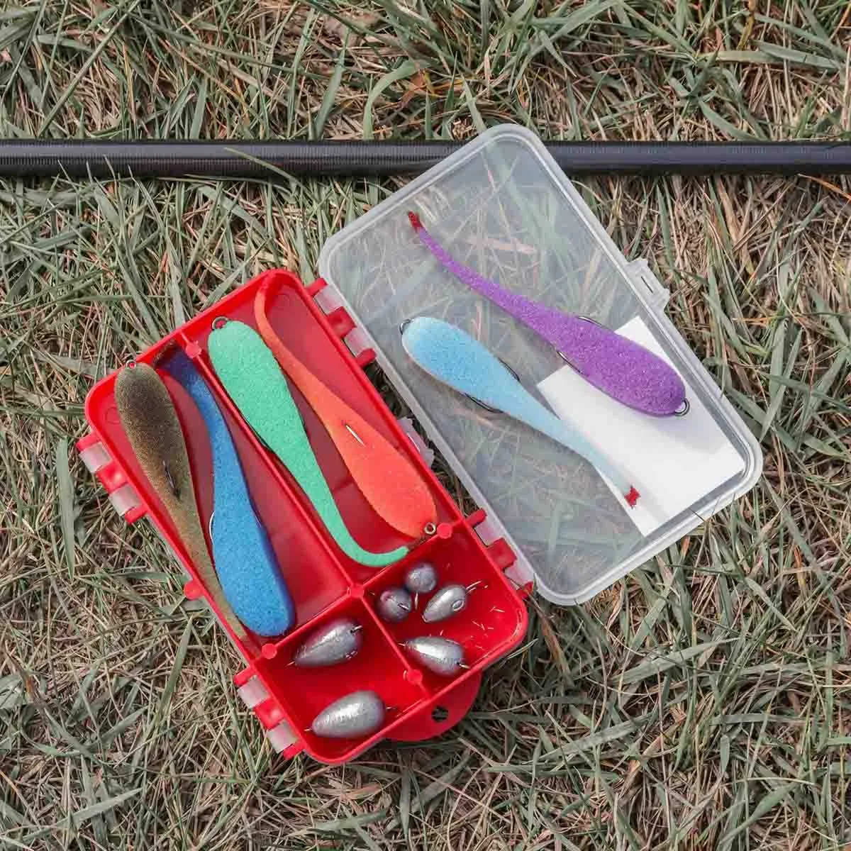 Nisus 2.5 inch Sponge Bait Fishing Lure, Pack of 5