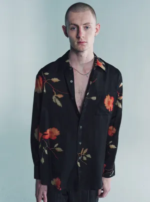 Nocturnal Flower Print Above Shirt