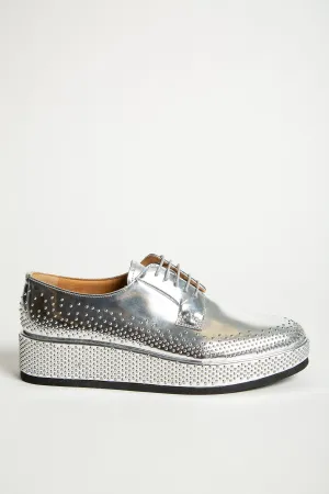 NOIR KEI NINOMIYA | CHURCH'S SILVER DERBY SHOES