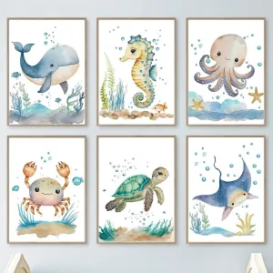 Nordic Canvas Nursery Wall Art