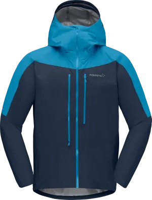 Norrøna Men&#x27;s Falketind Gore-Tex Paclite Jacket Hawaiian Surf/Indigo Night | Buy Norrøna Men&#x27;s Falketind Gore-Tex Paclite Jacket Hawaiian Surf/Indigo Night here | Outnorth