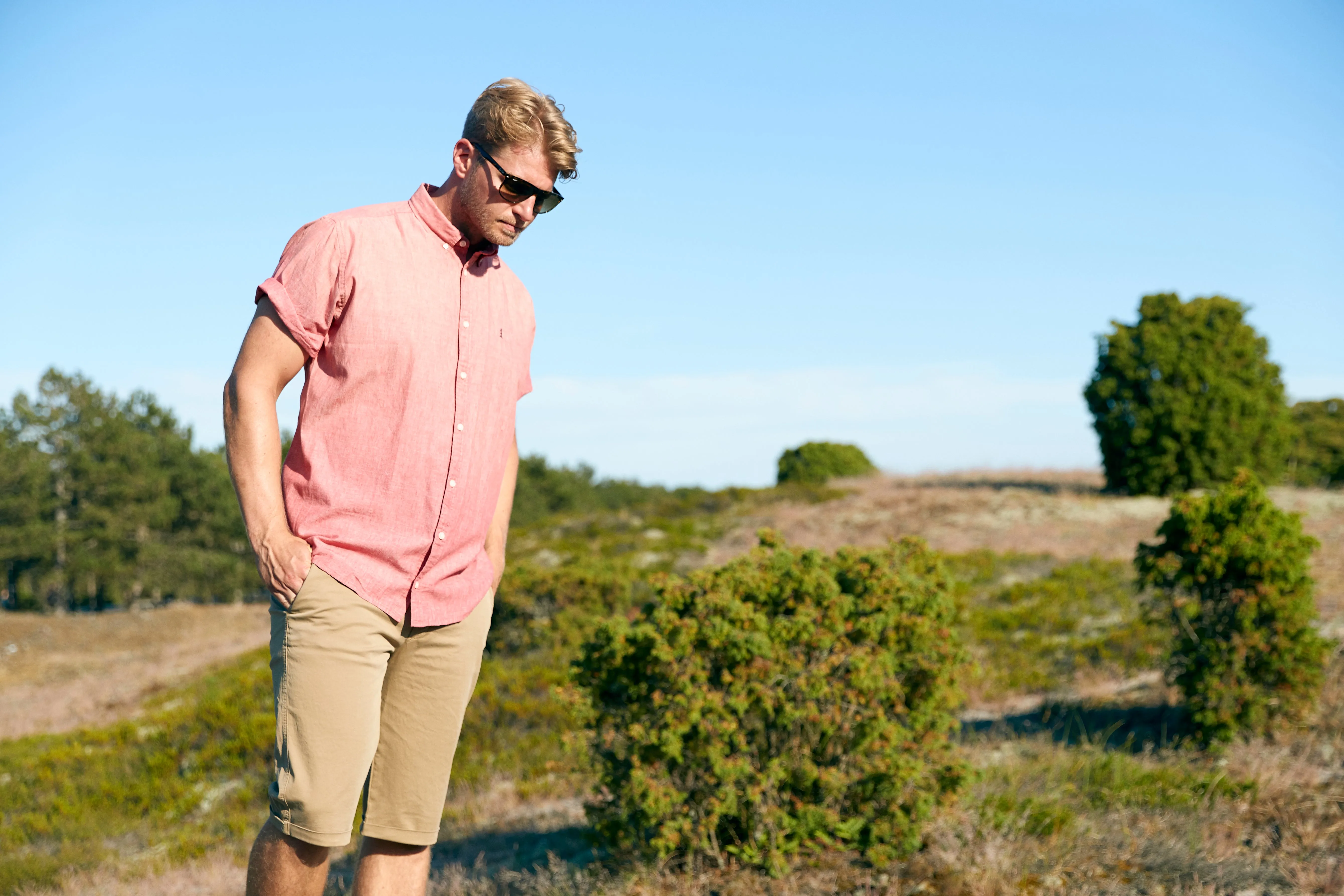 North 56.4 Linen Short Sleeve Shirt 11156B K