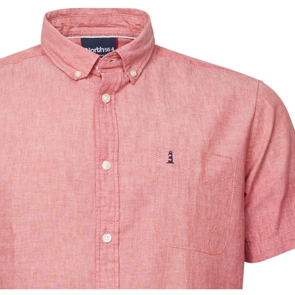 North 56.4 Linen Short Sleeve Shirt 11156B K