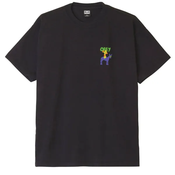 Obey Donkey T-Shirt - Off Black