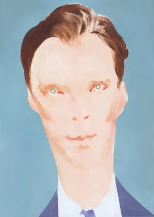 oil portrait of Benedict Cumberbatch