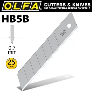 OLFA OLFA BLADES HB-5B 5/PACK 25MM BLA HB5B
