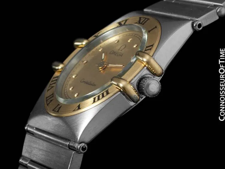 Omega Ladies Constellation Mini 22mm Watch, 18K Gold & Stainless Steel