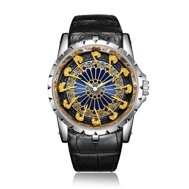 ONOLA 3809 Luxury Vintage Quartz Watches for Men
