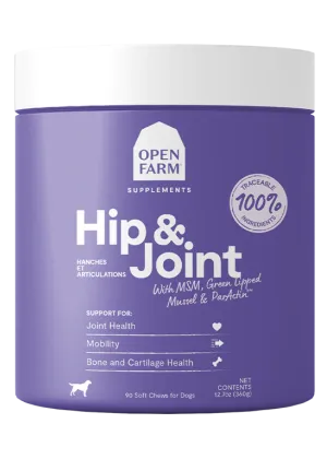 Open Farm Hip & Joint Supplement for Dogs 90 soft chews