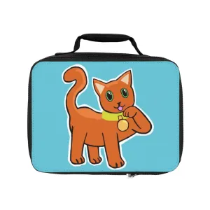 Orange Kitty Lunch Bag