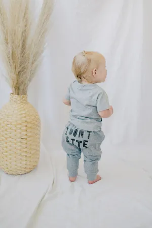 Organic Cotton Lightweight Terry Graphic Pants