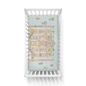 Organic Crib Fitted Sheet Monceau Mansion