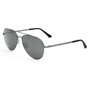 Otis Zeppelin Sunglasses-Brush Gunmetal/Matte Blk/Grey Polar
