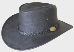 Outback Survival Gear Maverick Crusher Hat in Black Coal H4003