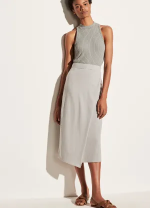 Overlap Skirt in Fog