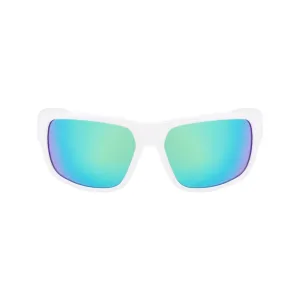 Oversized Retro Wrap Sunglasses - Snow