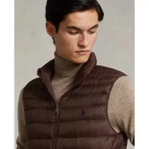 Packable Puffer Vest - Dark Brown