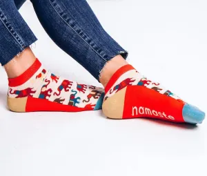 Painted Elephants/ Namaste Ankle Socks