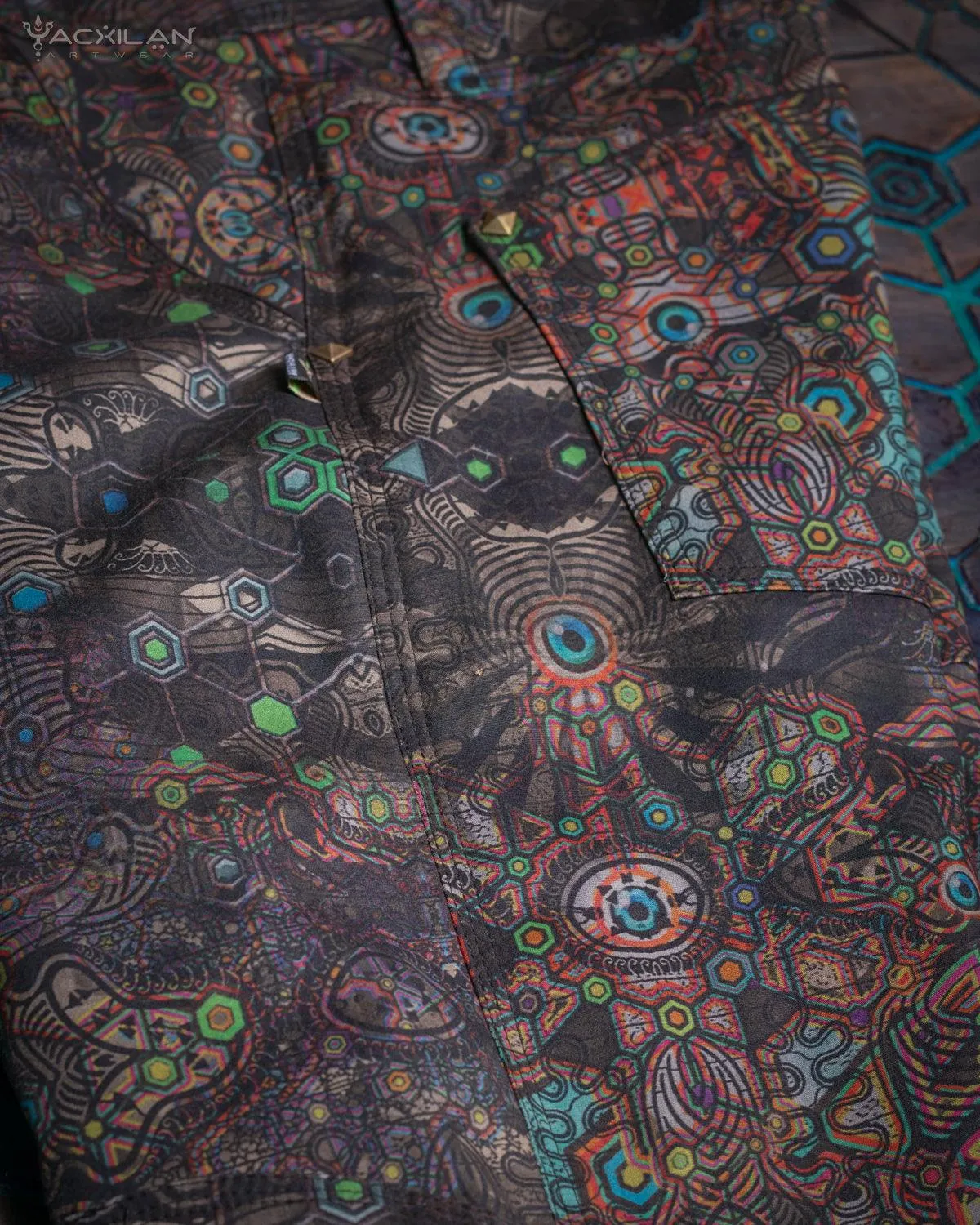 Pants Men / Stretchy Cotton - PSYCHEDELIKA GALACTIKA