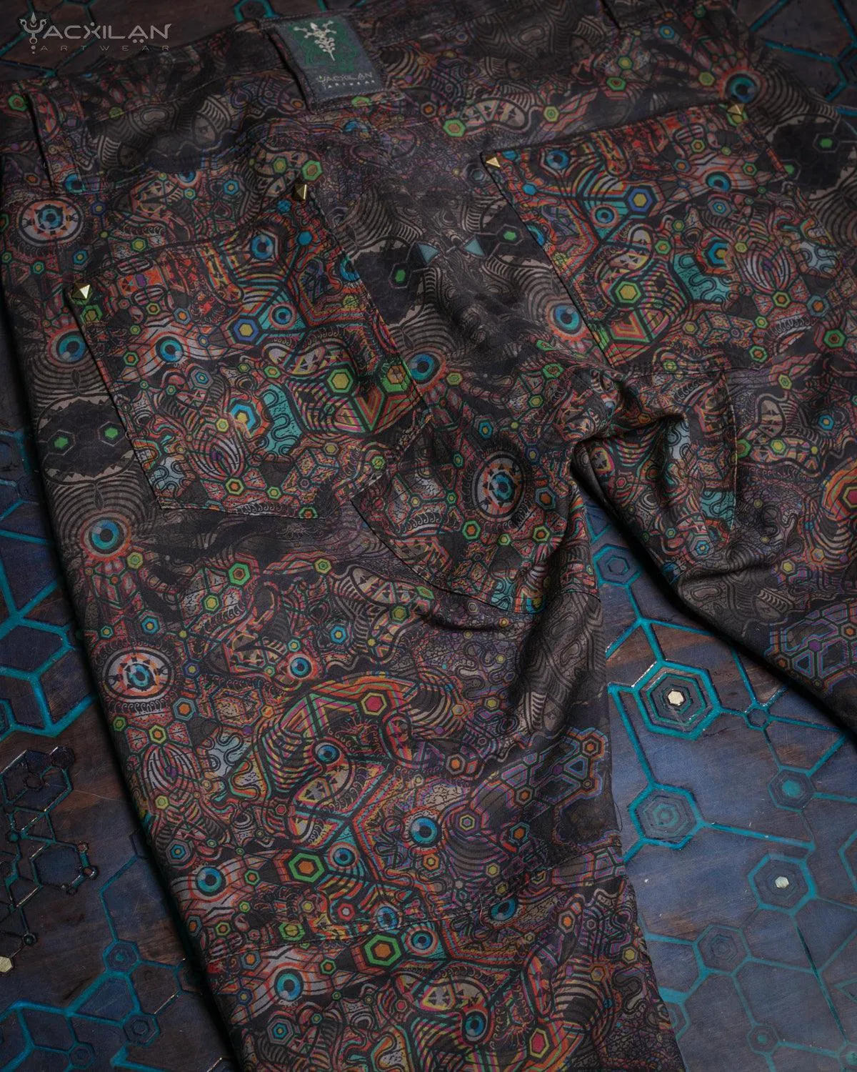 Pants Men / Stretchy Cotton - PSYCHEDELIKA GALACTIKA