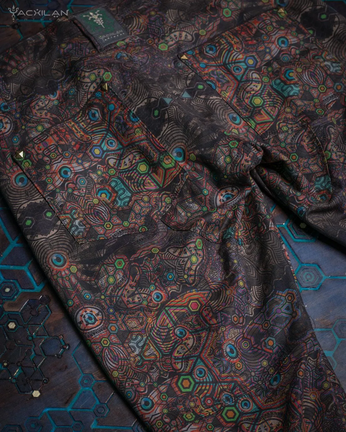 Pants Men / Stretchy Cotton - PSYCHEDELIKA GALACTIKA