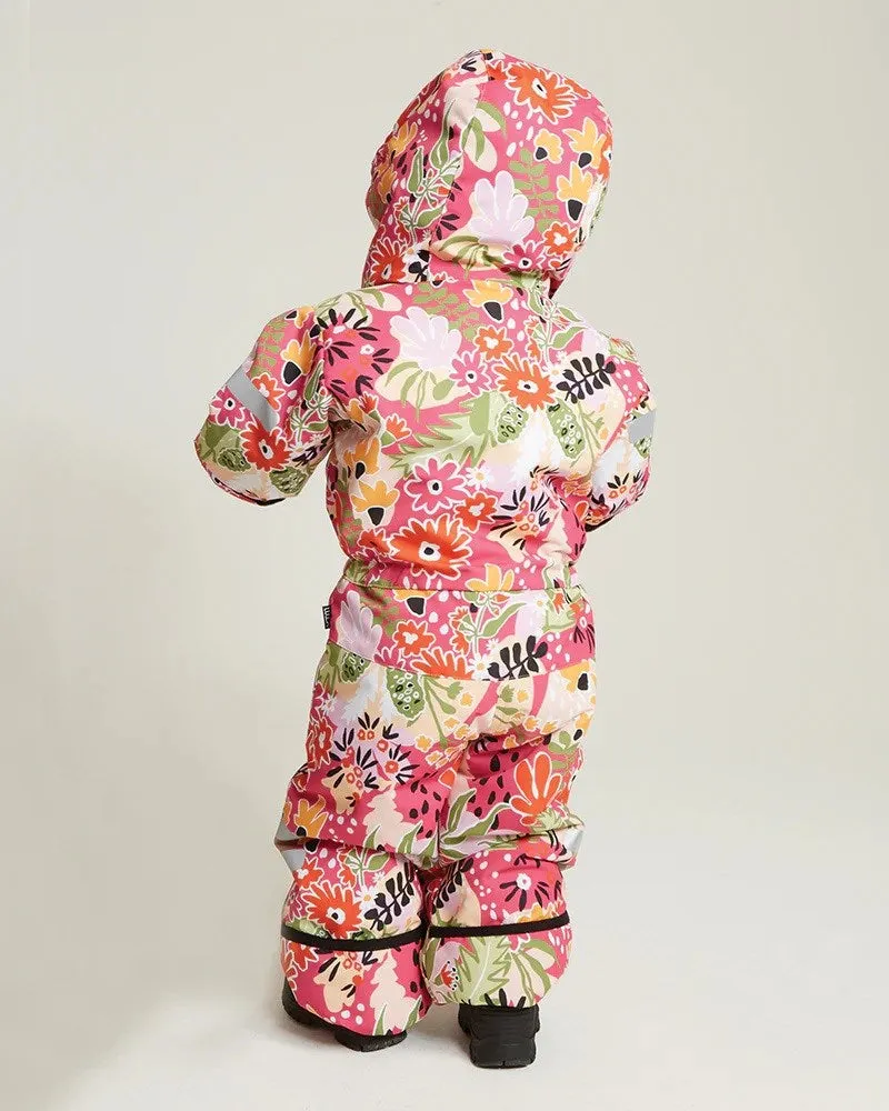 Papoose Kids One-Piece Snow Suit Magenta Banksia