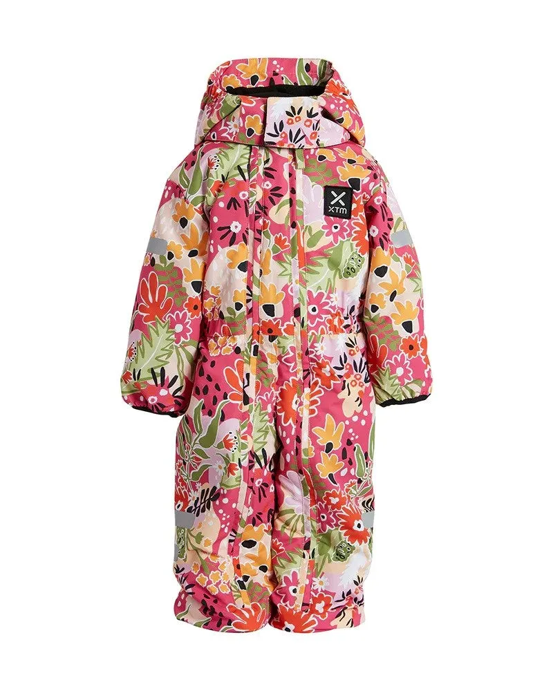 Papoose Kids One-Piece Snow Suit Magenta Banksia