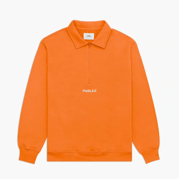 Parlez Ladsun 1/4 Zip - Burnt Orange