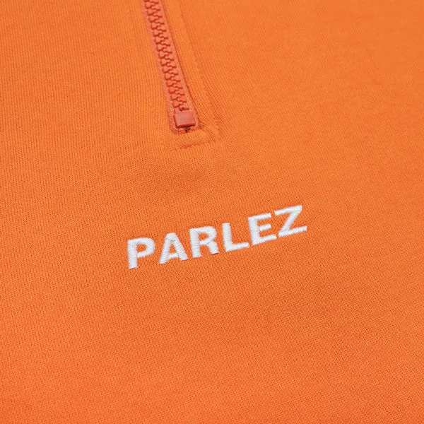 Parlez Ladsun 1/4 Zip - Burnt Orange