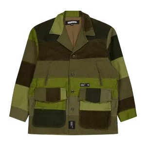 Patchwork Jacket Olive Drab