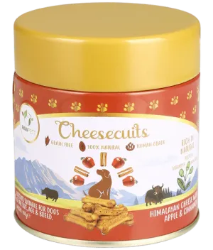 PAWFECT CHEESE BISCUIT with Apple & Cinnamon 100G