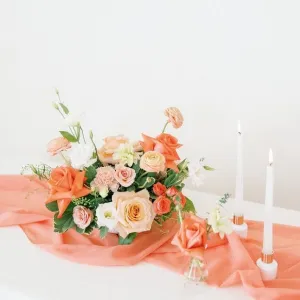 Peaches and Coral Centerpiece Kit - Makes 7-8