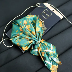 Peluche GlamourGrove Multicolor Pocket Square for Men (14X14 inches)