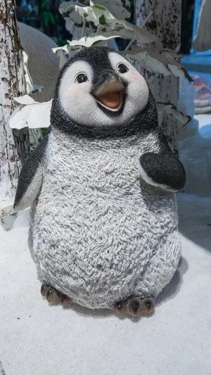 Penguin Walking Statue