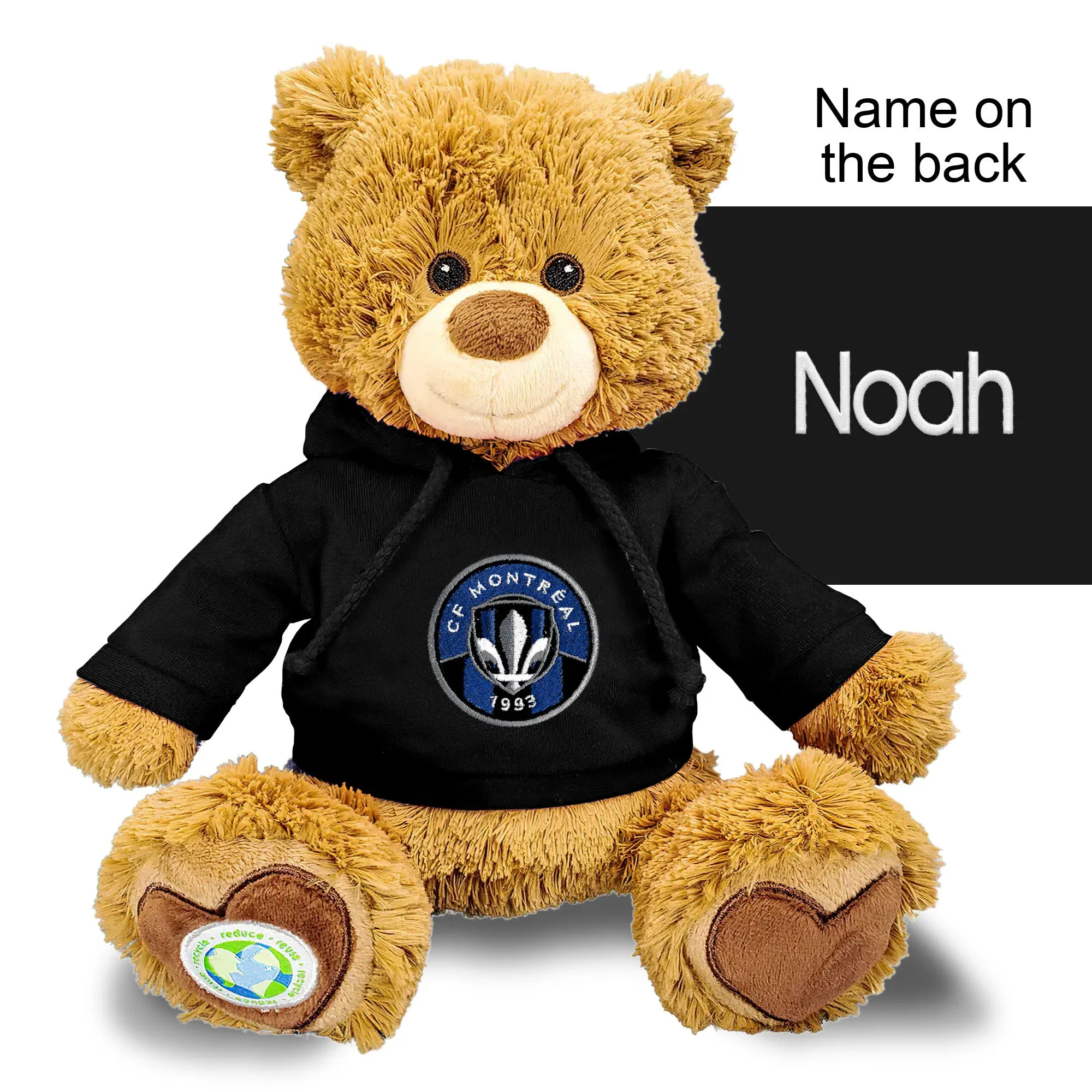 Personalized CF Montreal 10" Plush Bear 2