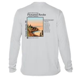 Pictured Rocks Classic Backcountry Long Sleeve Microfiber Men's T-Shirt