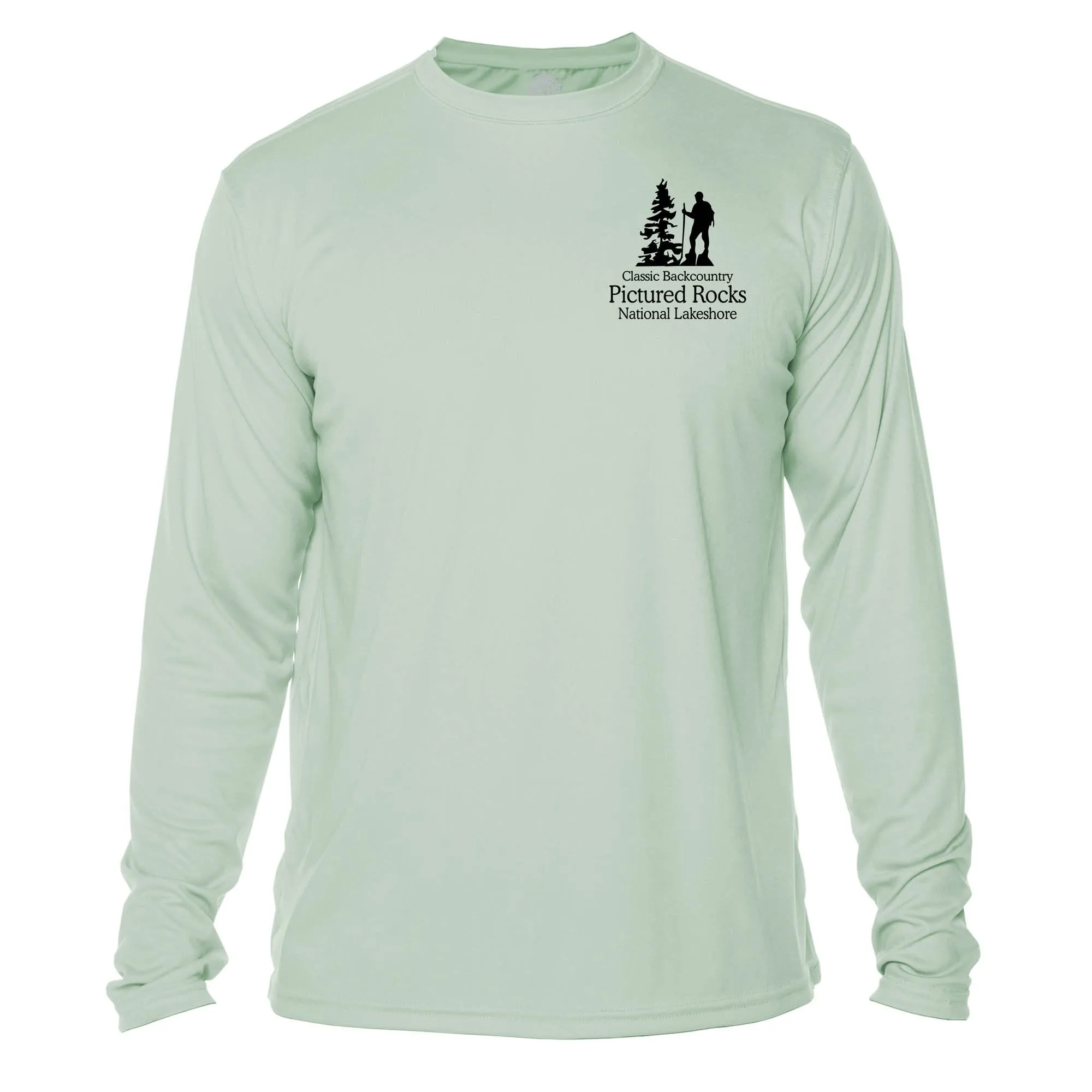 Pictured Rocks Classic Backcountry Long Sleeve Microfiber Men's T-Shirt