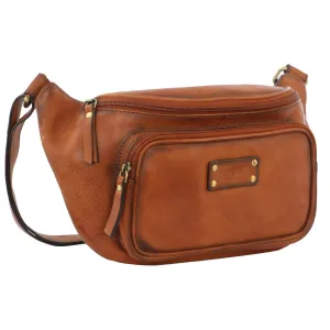 Pierre Cardin Burnished Leather Sling Bag PC3455 COG