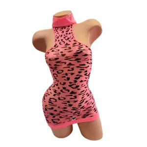 Pink Cheetah Cover Ups