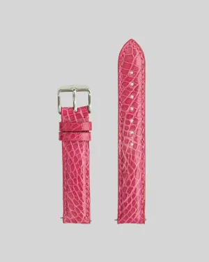 Pink Genuine Shiny Alligator | USA - Traditional