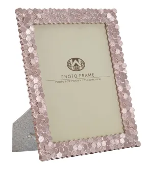 Pink Geometric Shiny Photo Frame