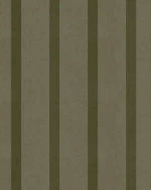 Pinstriped Wallpaper - Olive