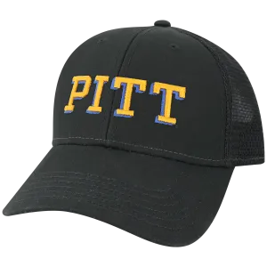 Pittsburgh Panthers College Vault Black Lo-Pro Snapback Adjustable Trucker Hat
