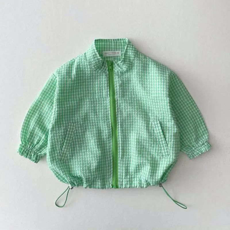 Plaid Lightweight Children's Jacket