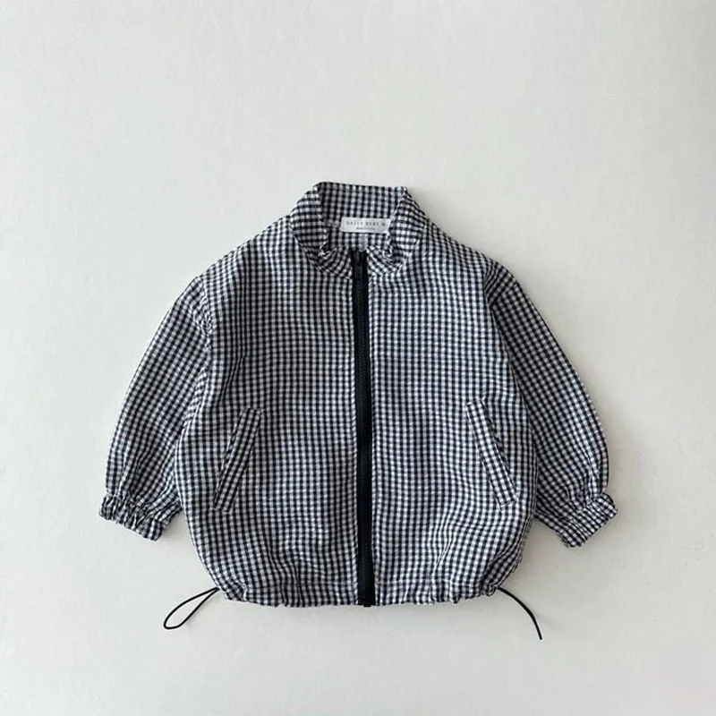 Plaid Lightweight Children's Jacket