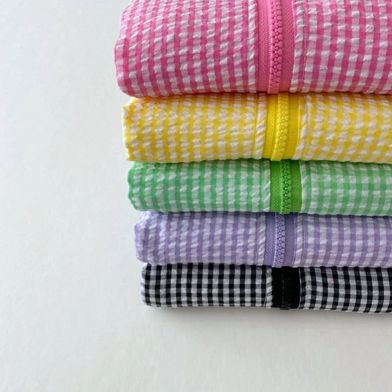 Plaid Lightweight Children's Jacket