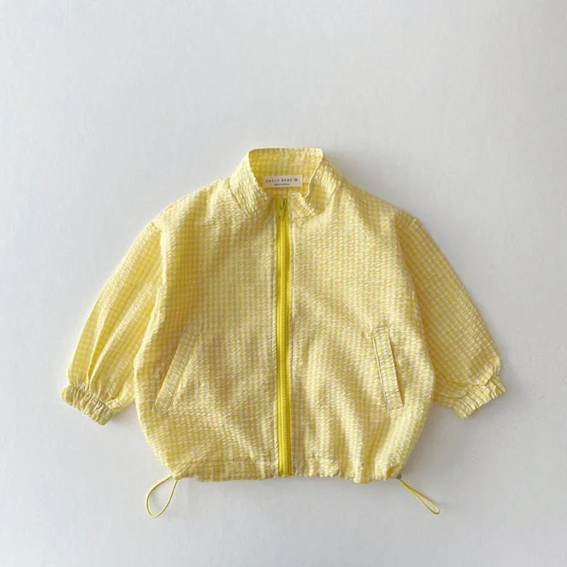 Plaid Lightweight Children's Jacket