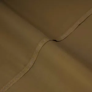 Plain Golden Brown, President Exclusive Latha Shalwar Kameez Fabric